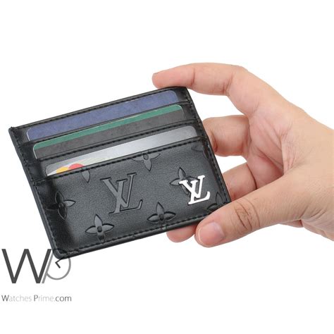 lv card holder black|black louis vuitton card holder.